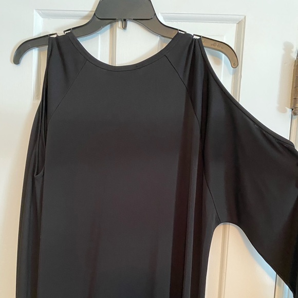 Black DKNY Cold Shoulder Dress - Picture 6 of 6